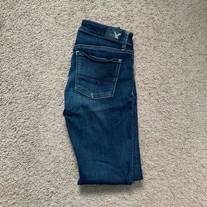 American Eagle Dark Wash Jeggings